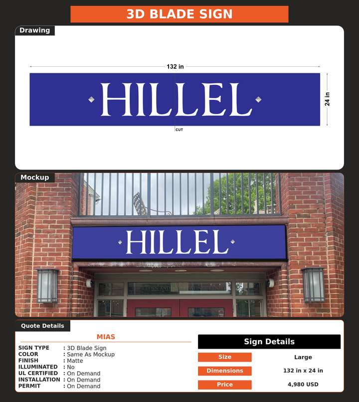 CUSTOM MOCKUP SIGN FOR Mias
