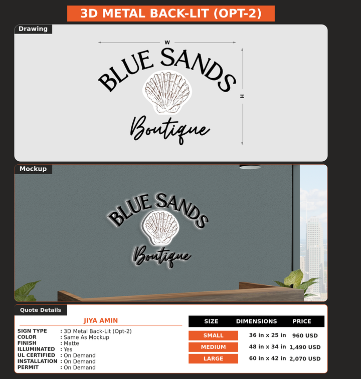 CUSTOM MOCKUP SIGN FOR Jiya Amin