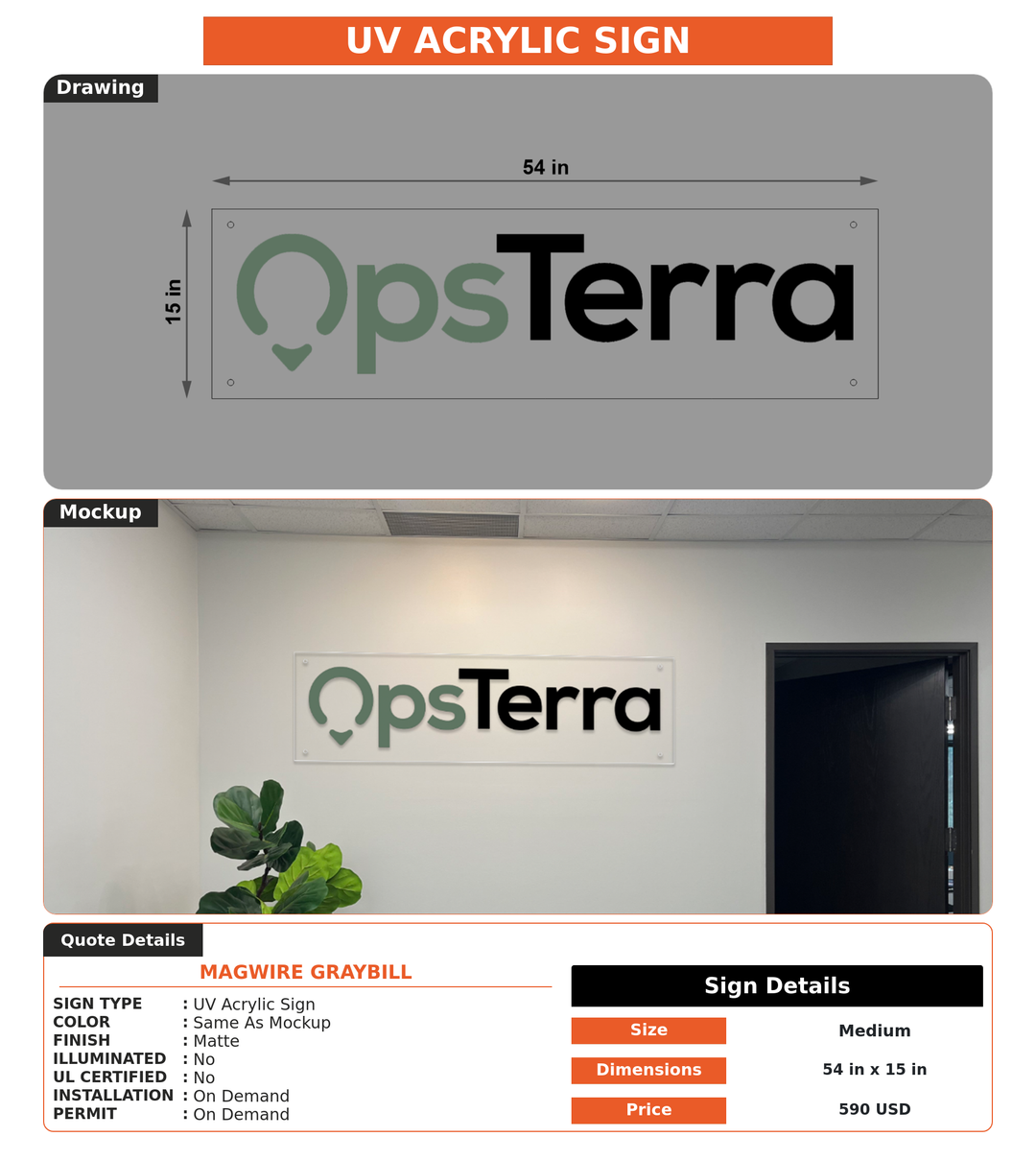 CUSTOM MOCKUP SIGN FOR Magwire Graybill
