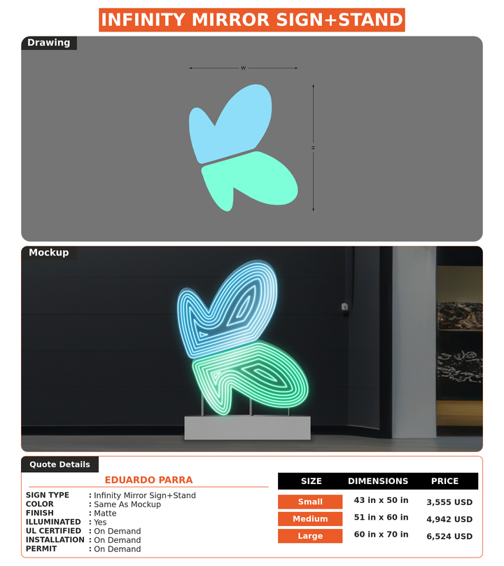 CUSTOM MOCKUP SIGN FOR Eduardo Parra
