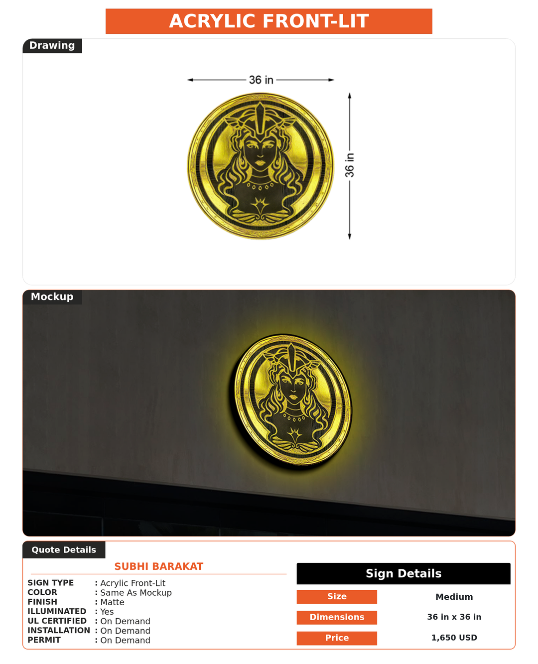 CUSTOM MOCKUP SIGN FOR Subhi  Barakat
