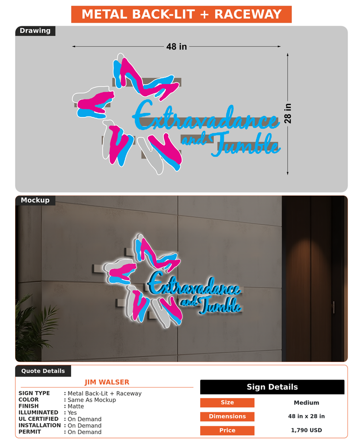 CUSTOM MOCKUP SIGN FOR Jim Walser