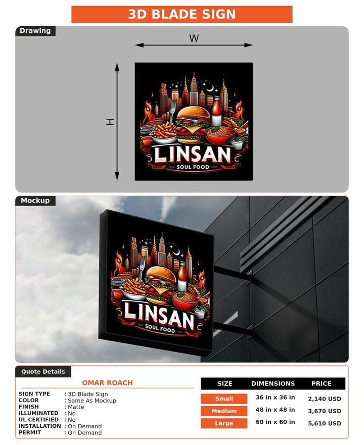 CUSTOM MOCKUP SIGN FOR Omar Roach