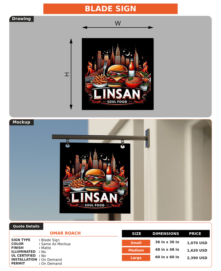 CUSTOM MOCKUP SIGN FOR Omar Roach