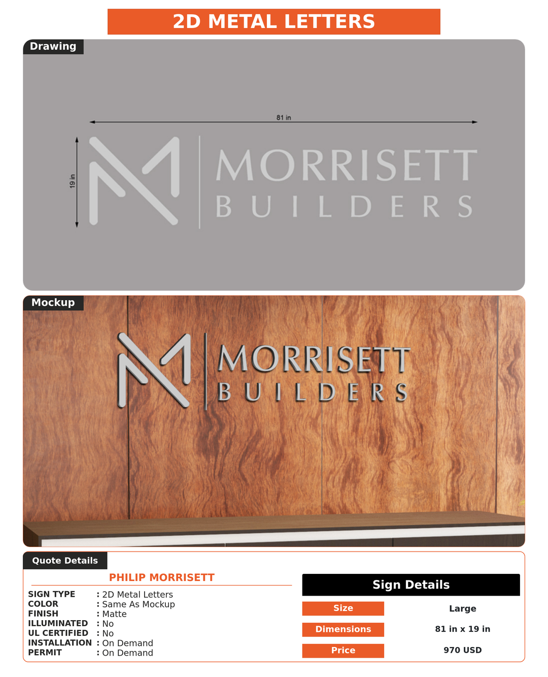 CUSTOM MOCKUP SIGN FOR Philip Morrisett