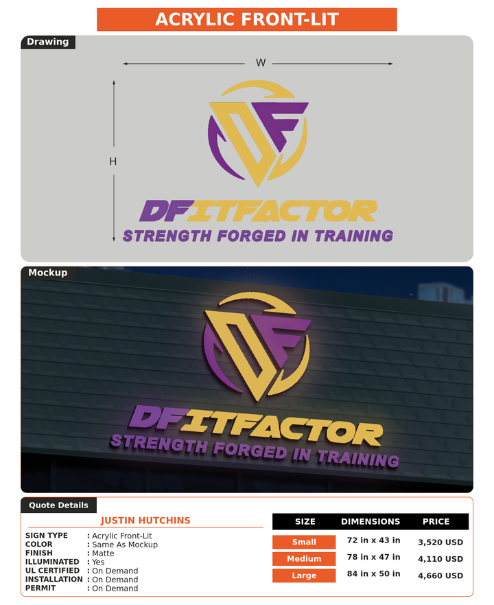 CUSTOM MOCKUP SIGN FOR Justin Hutchins