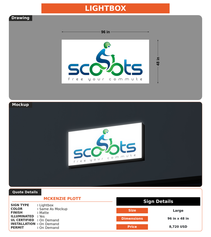 CUSTOM MOCKUP SIGN FOR McKenzie Plott