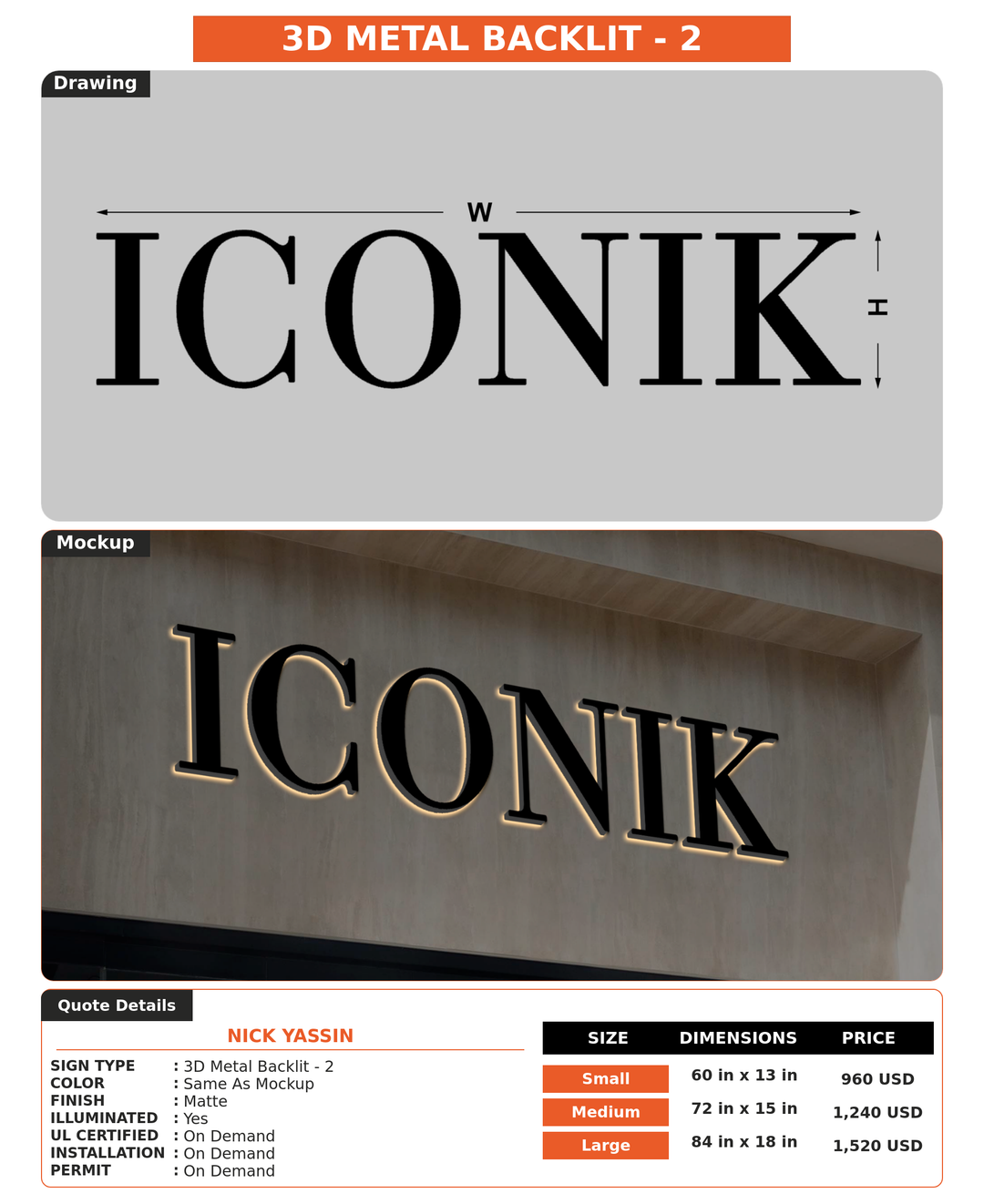 CUSTOM MOCKUP SIGN FOR Nick Yassin