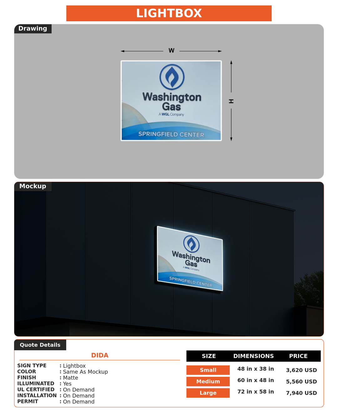CUSTOM MOCKUP SIGN FOR Dida