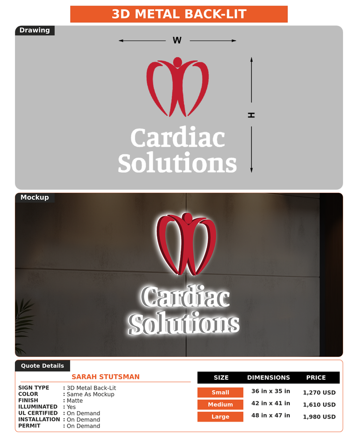 CUSTOM MOCKUP SIGN FOR Sarah Stutsman