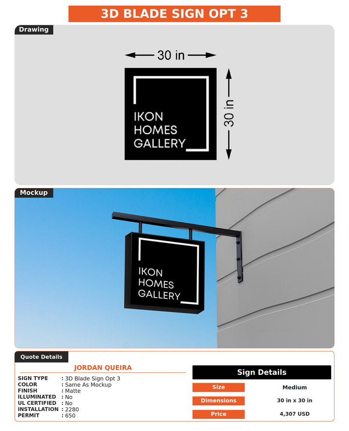 CUSTOM MOCKUP SIGN FOR Jordan Queira