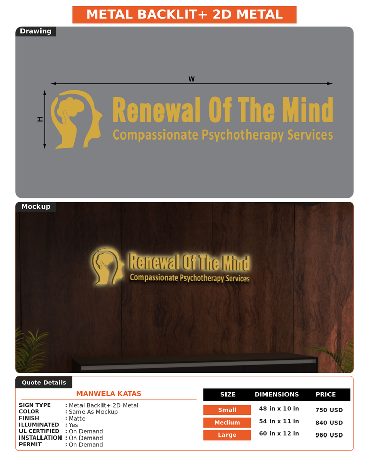 CUSTOM MOCKUP SIGN FOR Manwela Katas