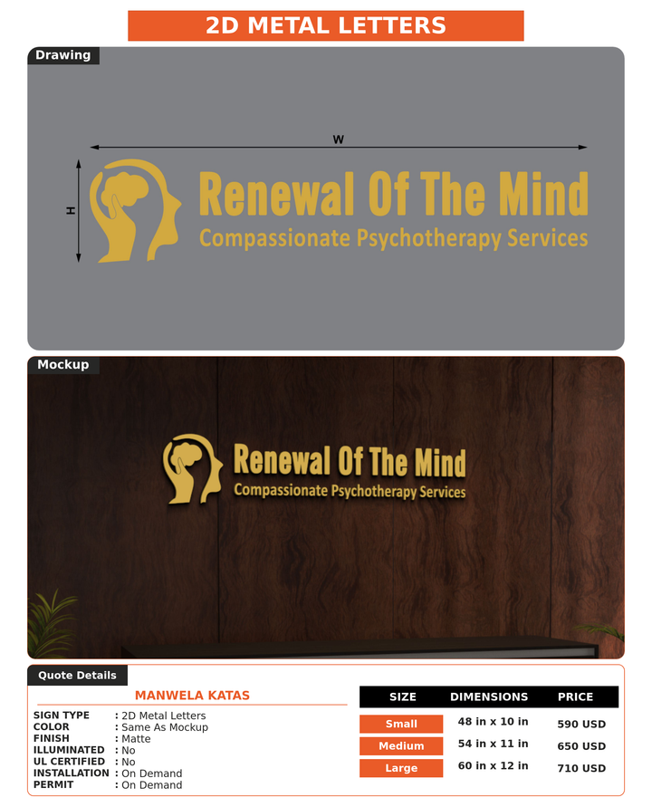 CUSTOM MOCKUP SIGN FOR Manwela Katas
