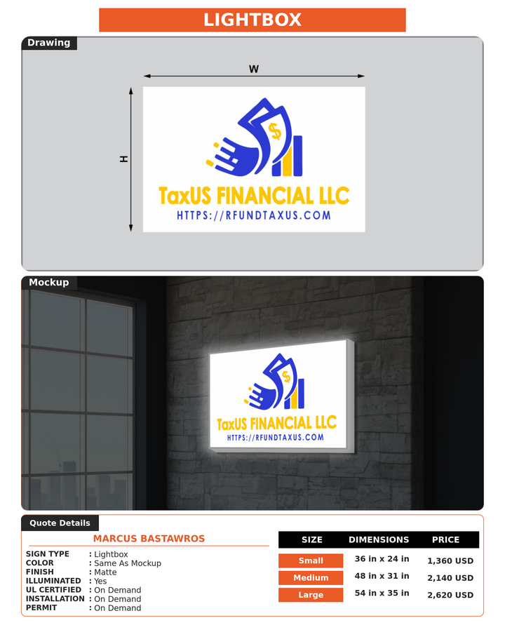 CUSTOM MOCKUP SIGN FOR Marcus Bastawros