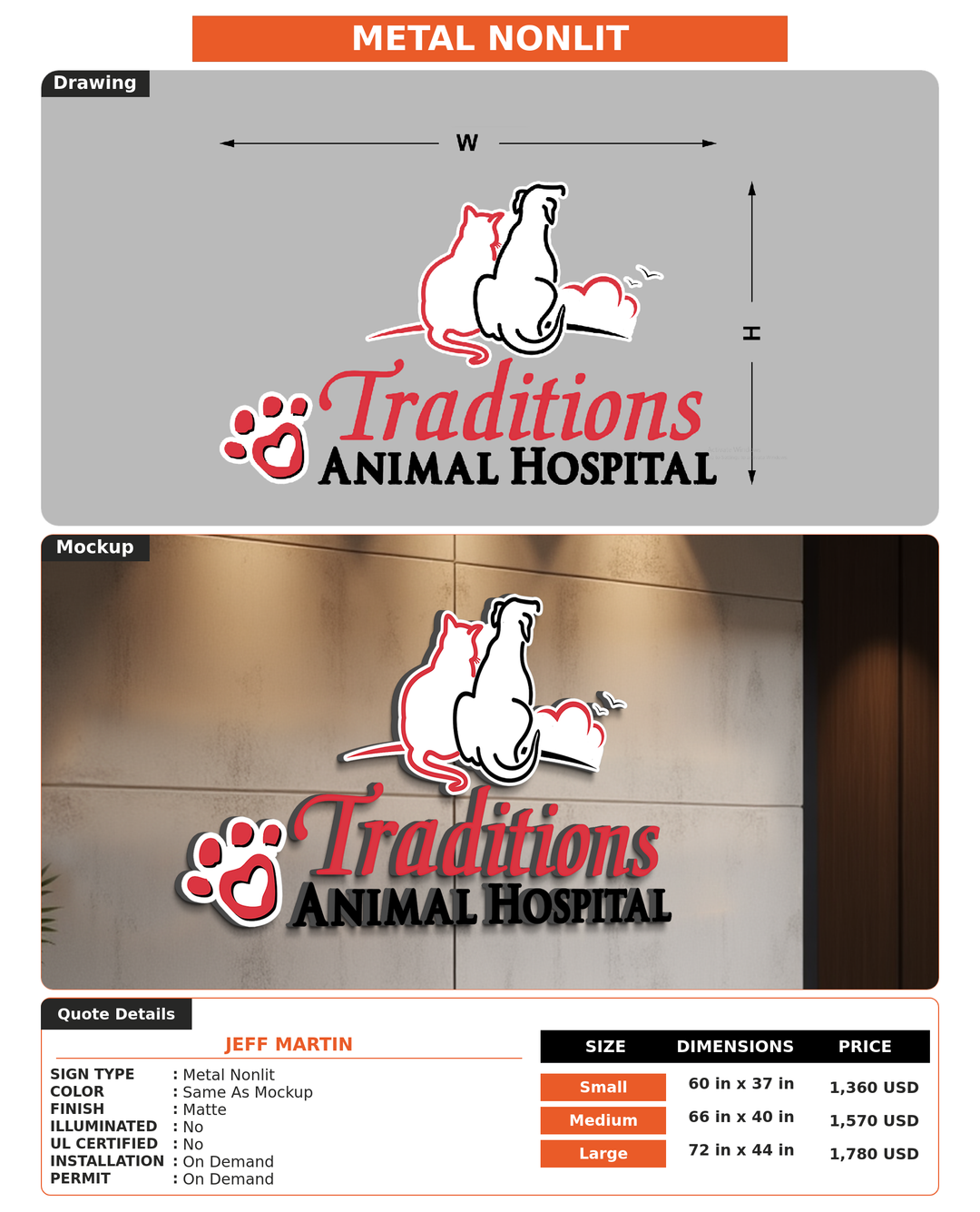 CUSTOM MOCKUP SIGN FOR jeff martin