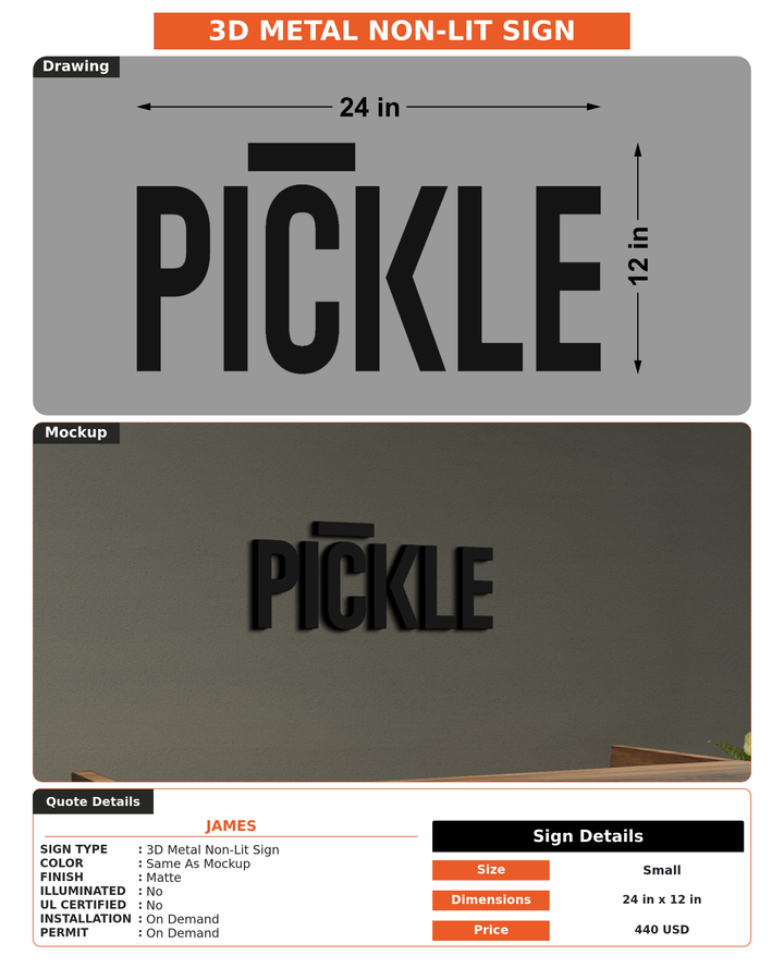 CUSTOM MOCKUP SIGN FOR James
