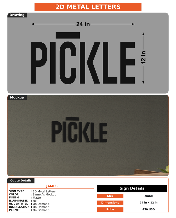 CUSTOM MOCKUP SIGN FOR James