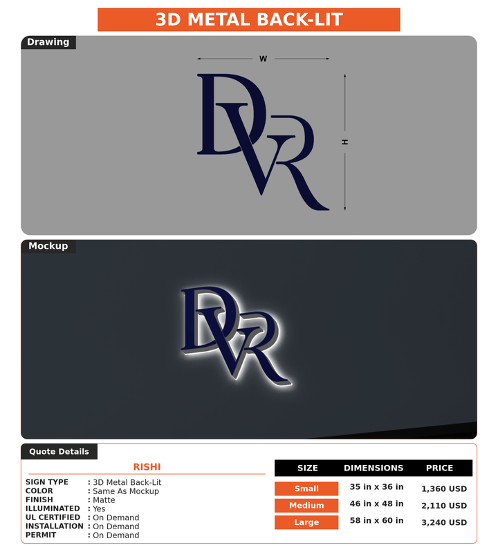 CUSTOM MOCKUP SIGN FOR Rishi