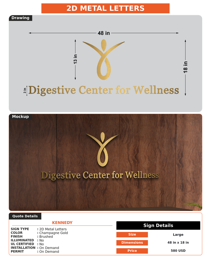 CUSTOM MOCKUP SIGN FOR KENNEDY