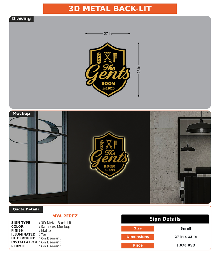 CUSTOM MOCKUP SIGN FOR Mya Perez
