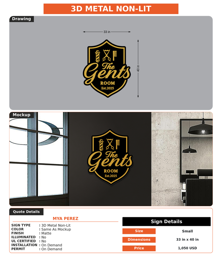 CUSTOM MOCKUP SIGN FOR Mya Perez
