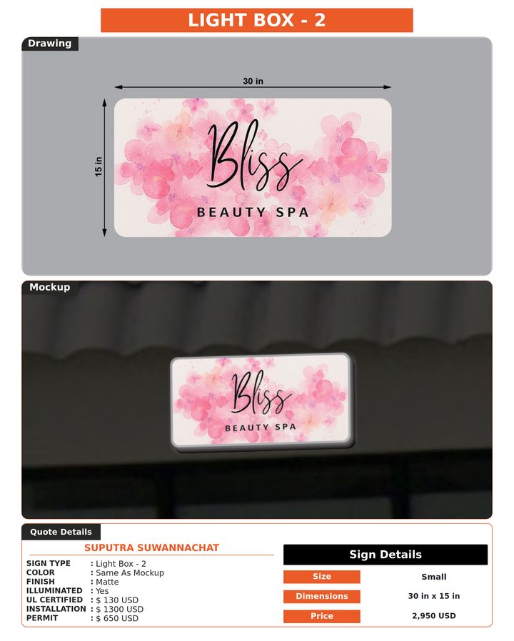 CUSTOM MOCKUP SIGN FOR Suputra Suwannachat