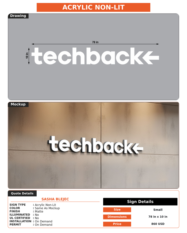 CUSTOM MOCKUP SIGN FOR Sasha Blejec