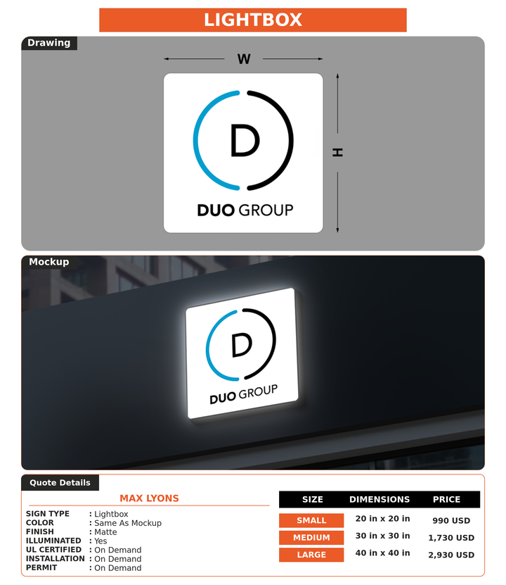 CUSTOM MOCKUP SIGN FOR Max Lyons