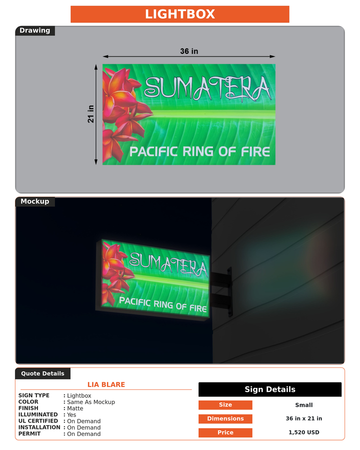 CUSTOM MOCKUP SIGN FOR Lia blare
