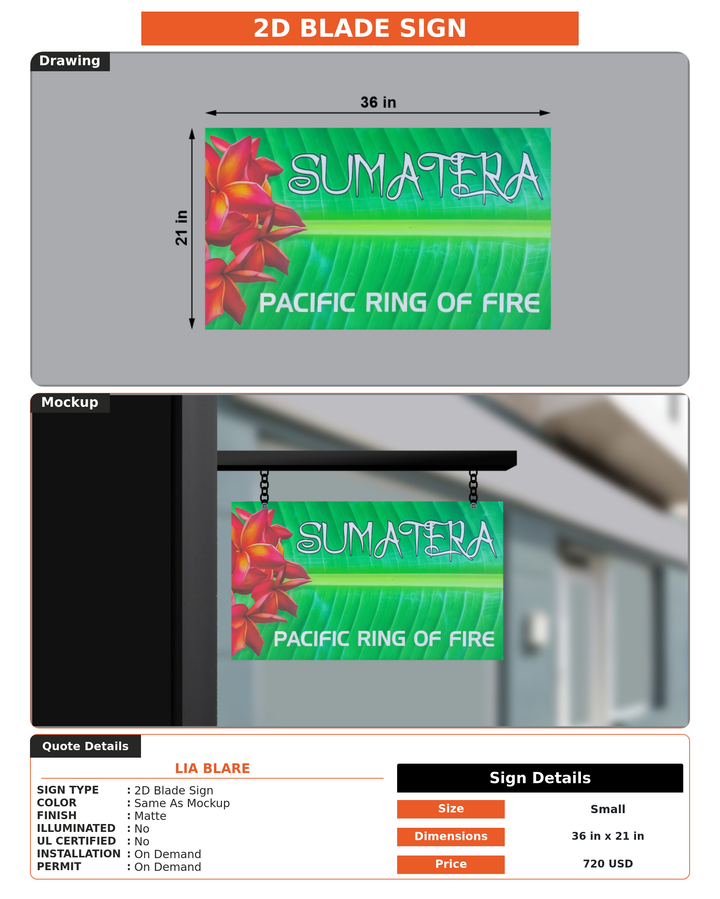 CUSTOM MOCKUP SIGN FOR Lia blare