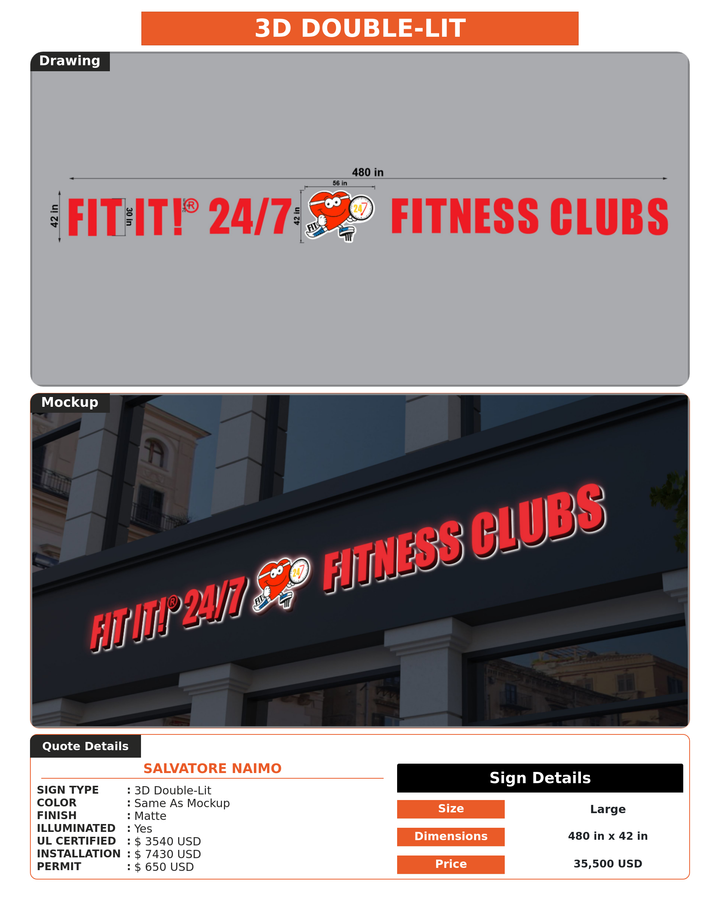 CUSTOM MOCKUP SIGN FOR Salvatore Naimo