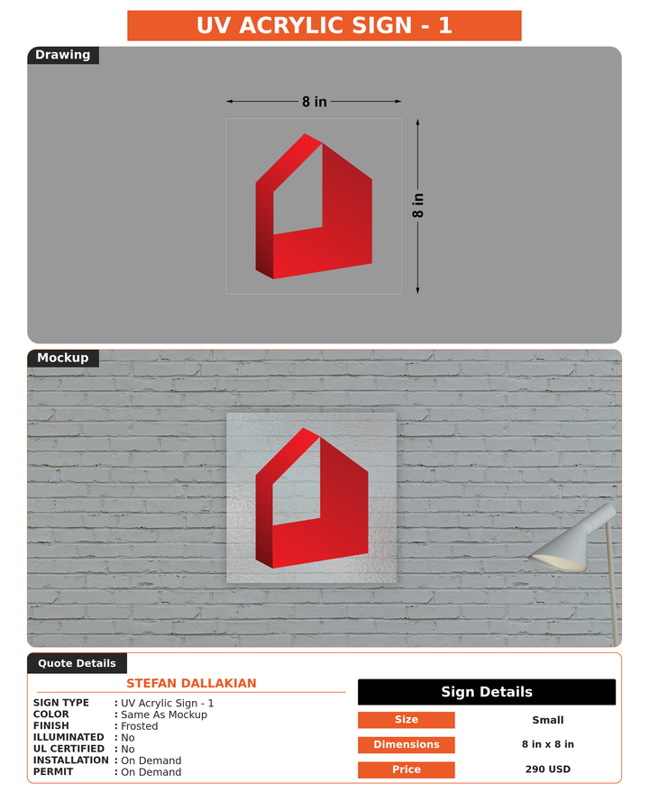 CUSTOM MOCKUP SIGN FOR Stefan Dallakian