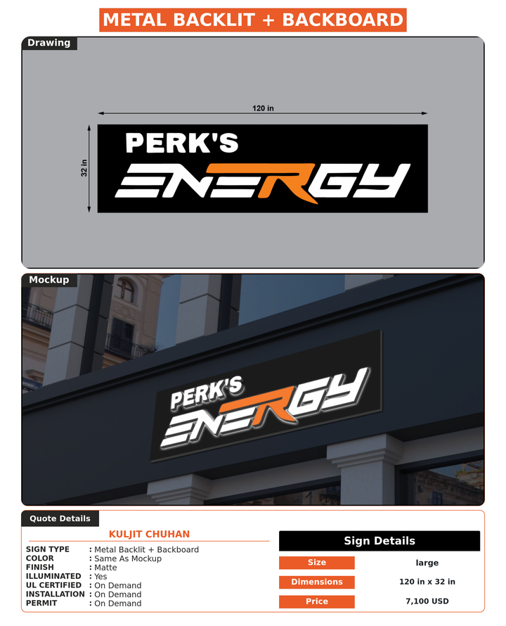 CUSTOM MOCKUP SIGN FOR kuljit chuhan