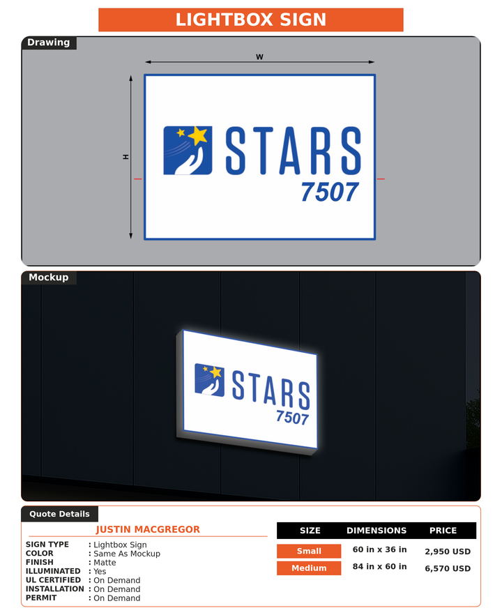 CUSTOM MOCKUP SIGN FOR Justin MacGregor