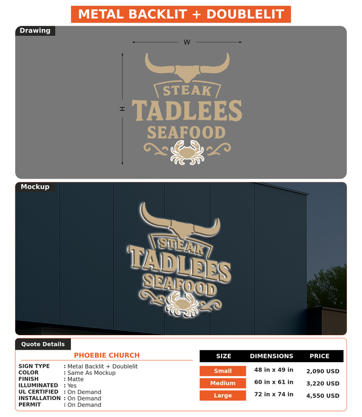CUSTOM MOCKUP SIGN FOR Phoebie Church