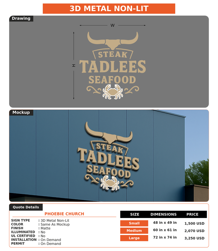 CUSTOM MOCKUP SIGN FOR Phoebie Church