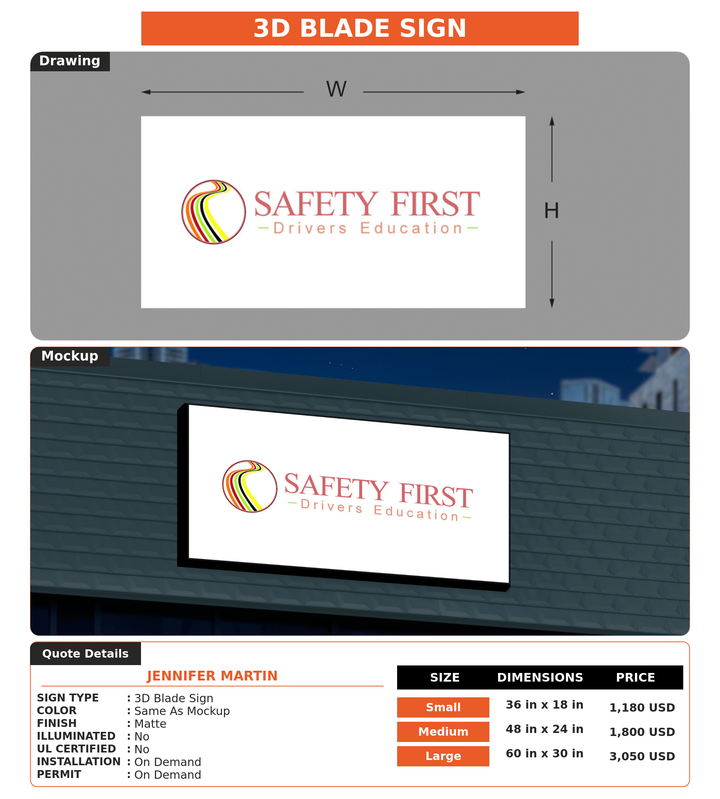 CUSTOM MOCKUP SIGN FOR Jennifer Martin