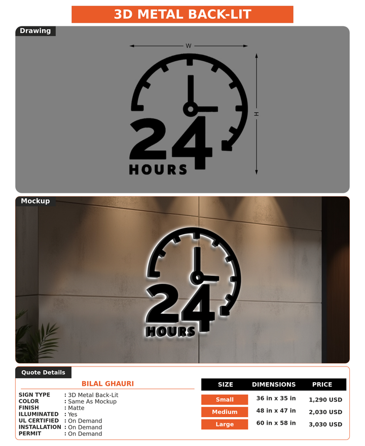 CUSTOM MOCKUP SIGN FOR Bilal Ghauri