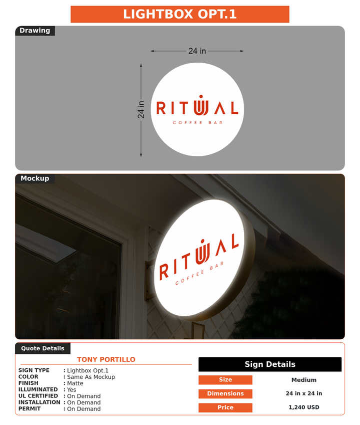 CUSTOM MOCKUP SIGN FOR Tony Portillo