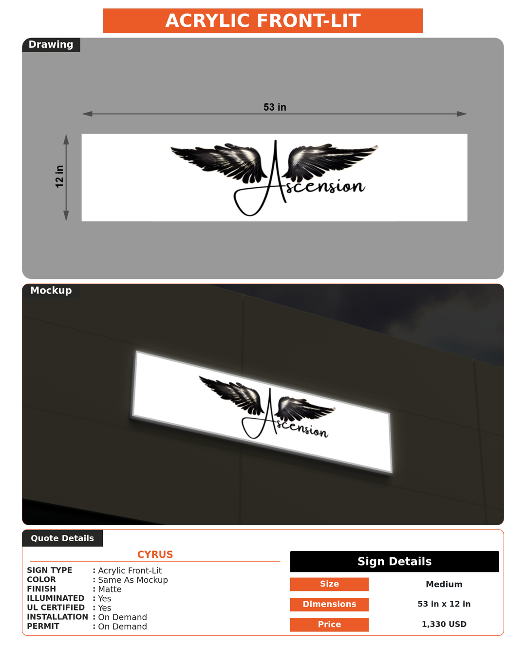 CUSTOM MOCKUP SIGN FOR cyrus
