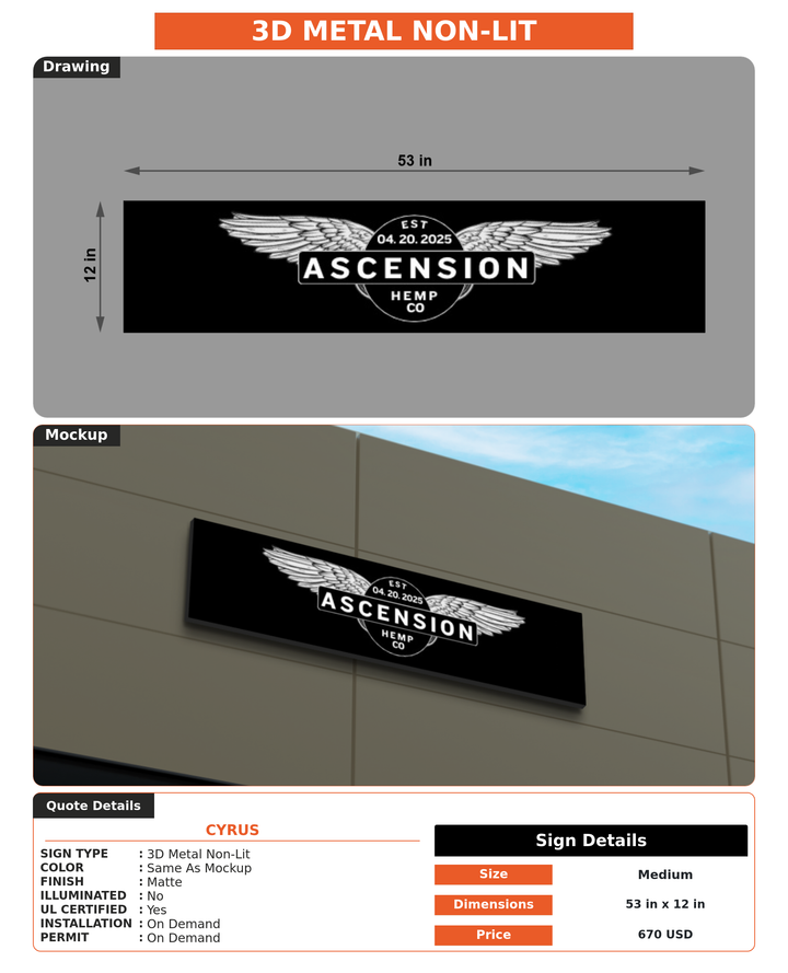 CUSTOM MOCKUP SIGN FOR cyrus