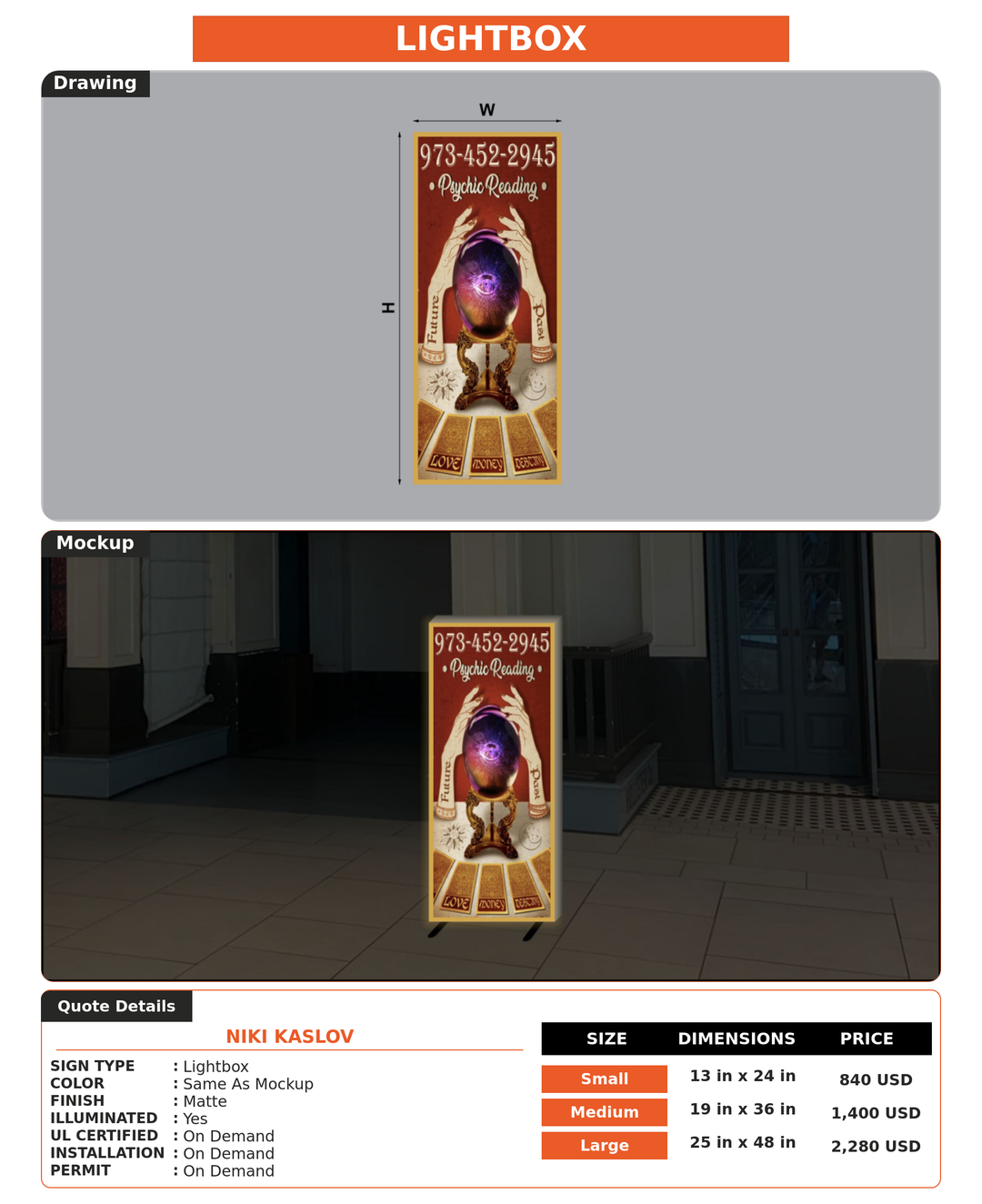 CUSTOM MOCKUP SIGN FOR Niki kaslov