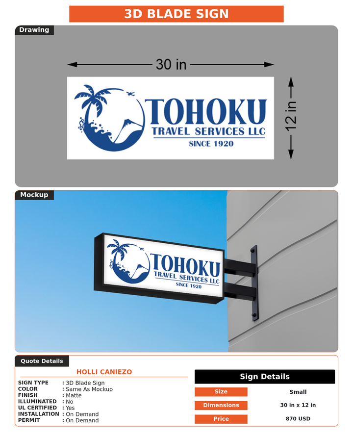 CUSTOM MOCKUP SIGN FOR Holli Caniezo