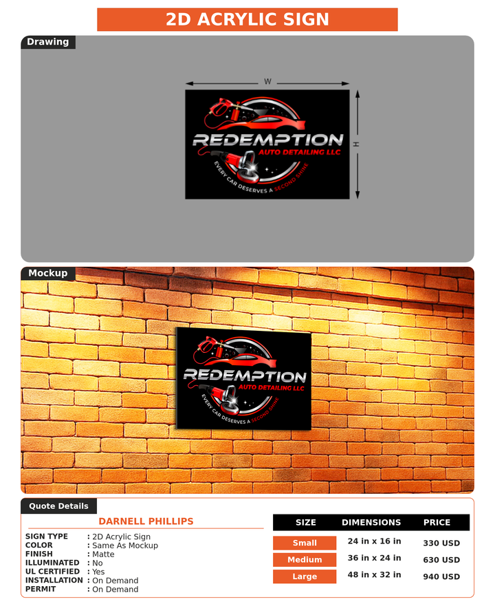 CUSTOM MOCKUP SIGN FOR Darnell Phillips