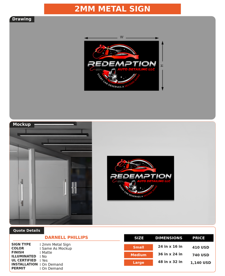CUSTOM MOCKUP SIGN FOR Darnell Phillips