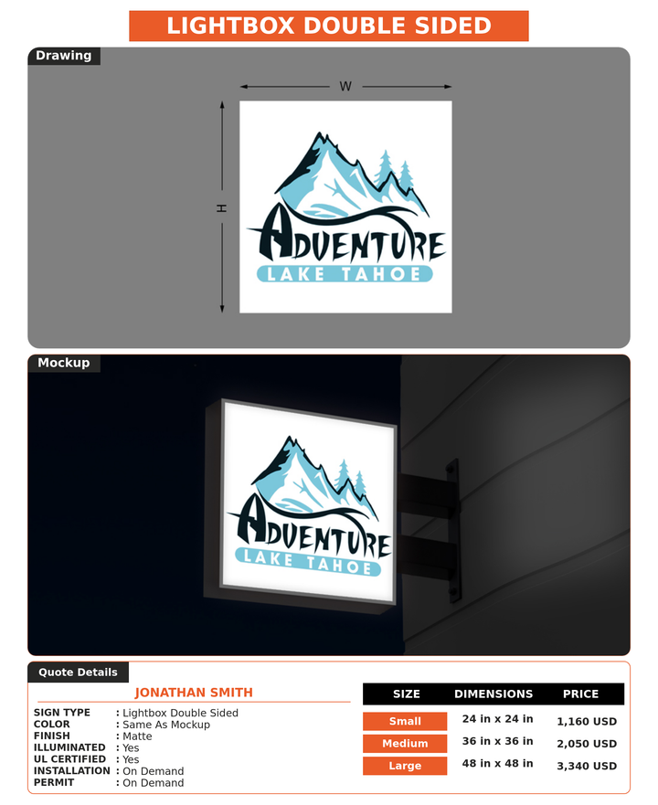 CUSTOM MOCKUP SIGN FOR Jonathan Smith