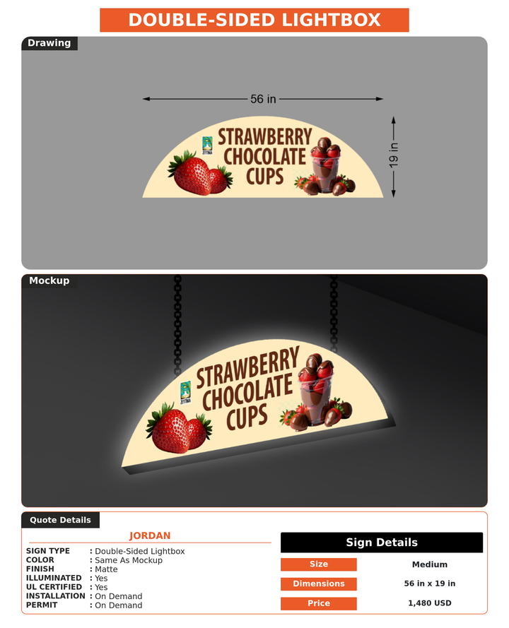 CUSTOM MOCKUP SIGN FOR Jordan