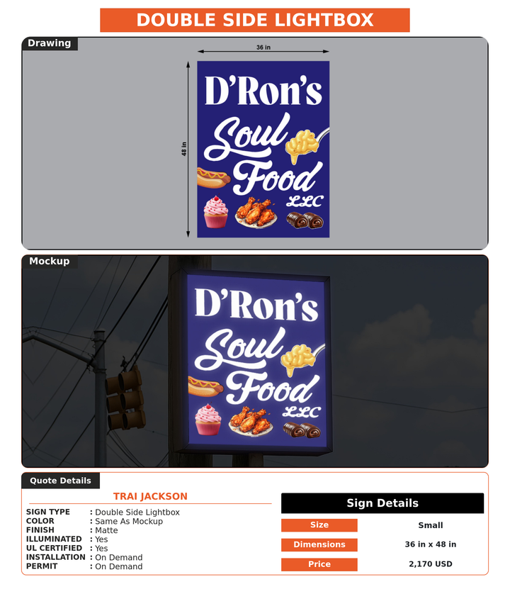 CUSTOM MOCKUP SIGN FOR Trai Jackson