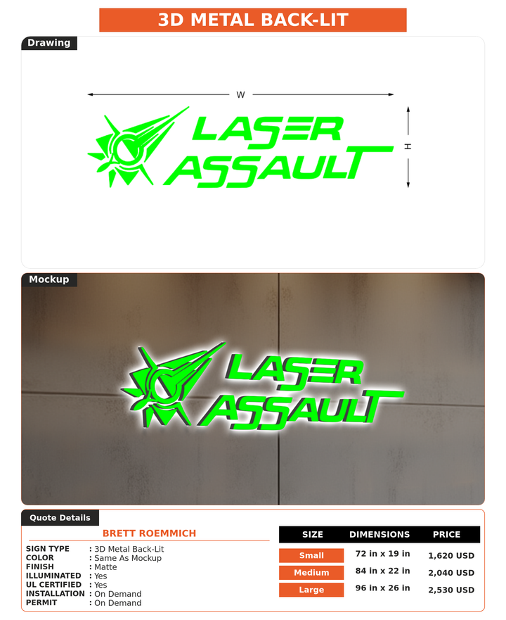 CUSTOM MOCKUP SIGN FOR Brett Roemmich