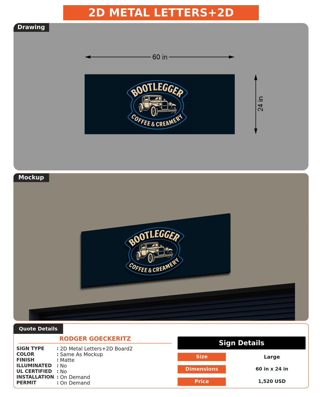 CUSTOM MOCKUP SIGN FOR Rodger Goeckeritz